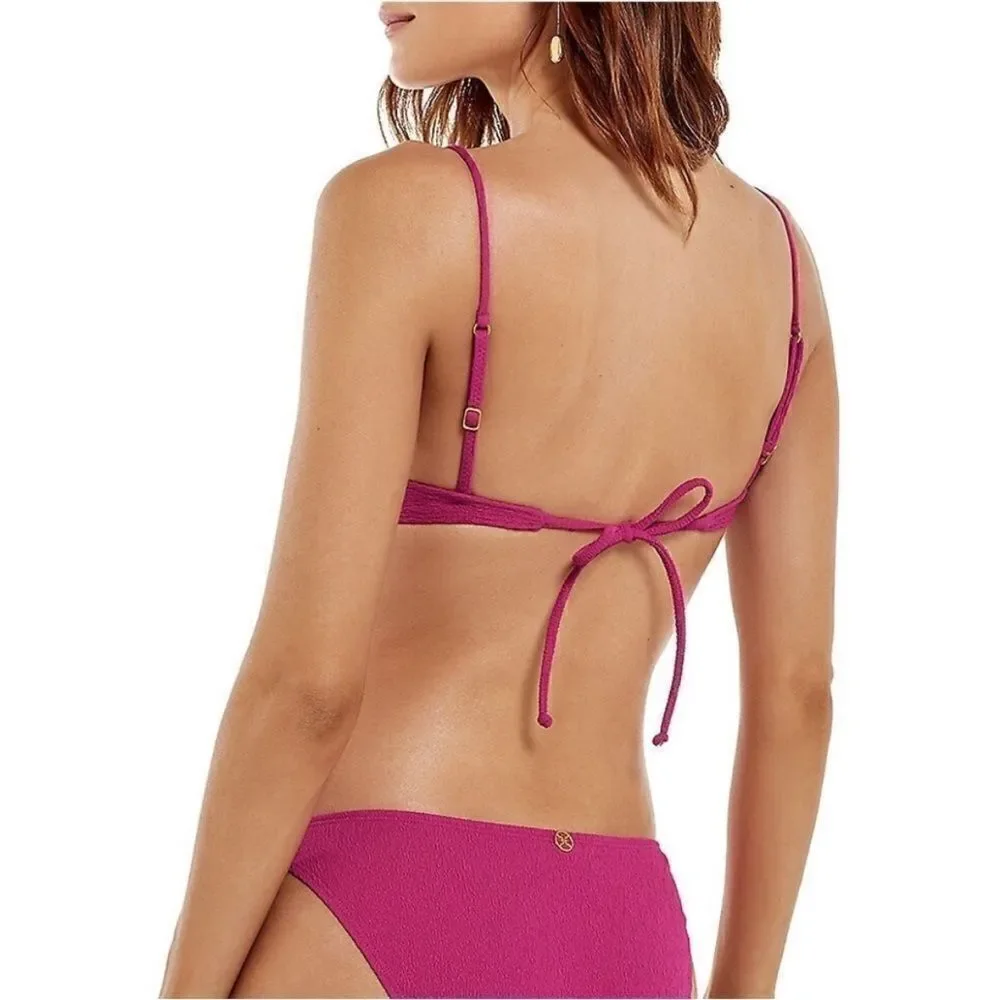 ViX NWT Swimwear Firenze Jane Bikini Top Pink Size: D Cup